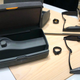North’s Focals smart glasses, control ring, and carrying case.